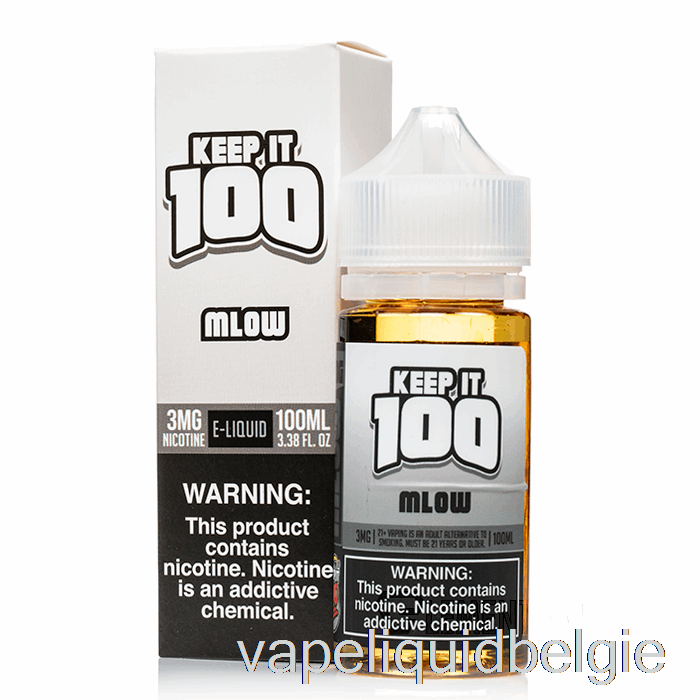 Vape-vloeistof Mlow - Bewaar Het 100 E-vloeistof - 100 Ml 0 Mg